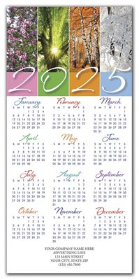 Yearlong Wishes Calendar Cards