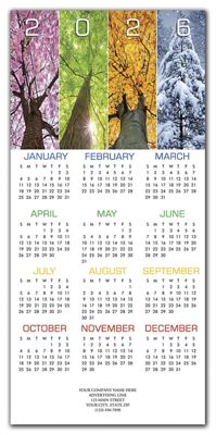 Yearlong Wishes Calendar Cards