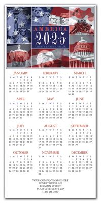 Land of Liberty Calendar Cards