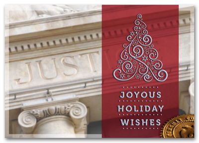 Classic Appeal Attorney Holiday Card - Office and Business Supplies Online - Ipayo.com