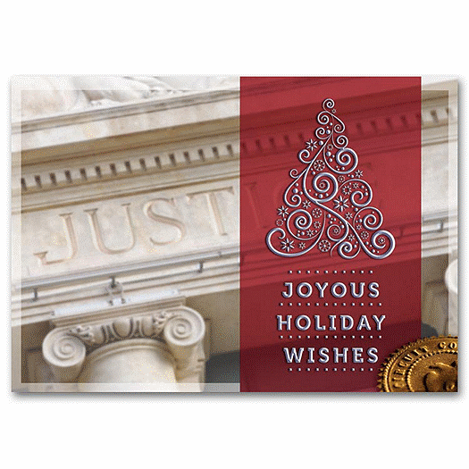 Classic Appeal Attorney Holiday Card - Office and Business Supplies Online - Ipayo.com