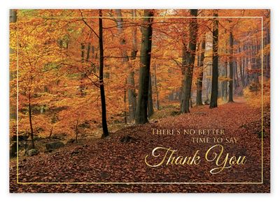 Woodland Gratitude Thanksgiving Cards