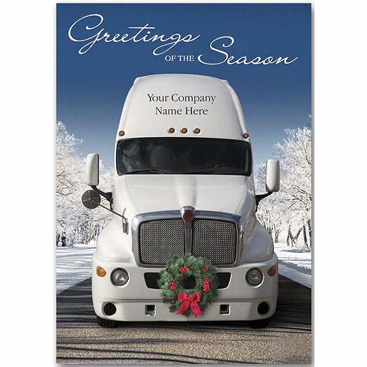 Deck the Haul Truck Driver Holiday Cards