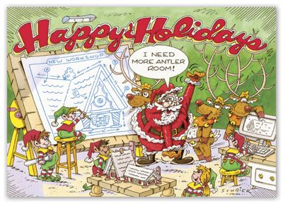 7 7/8 x 5 5/8 By Design Contractor & Builder Holiday Cards