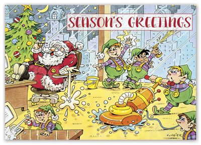 Clean Up Crew Holiday Cards