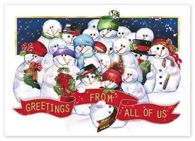 Frosty Crew Holiday Cards