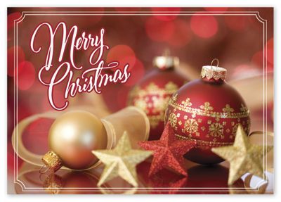 Holiday Shimmer Holiday Card - Office and Business Supplies Online - Ipayo.com