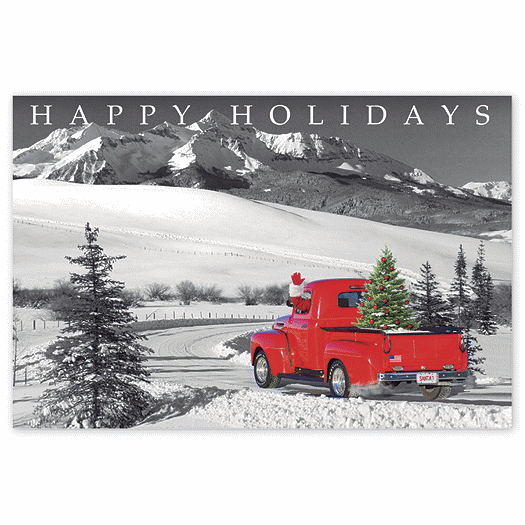 Classic Claus Holiday Postcards