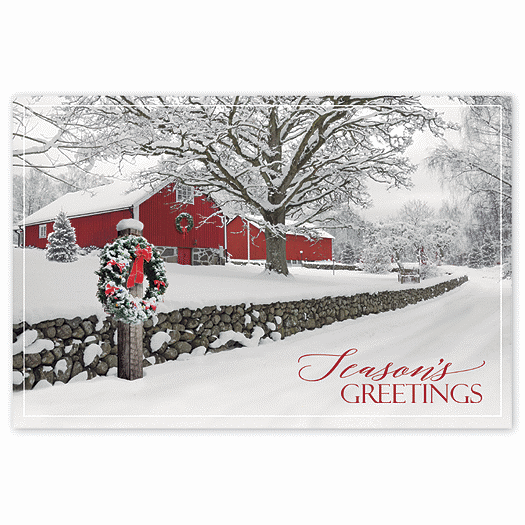 Rustic Ranch Holiday Postcards