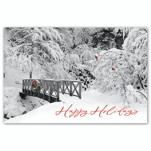 Peaceful Perch Holiday Postcards