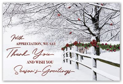 Winter Wishes Holiday Postcards