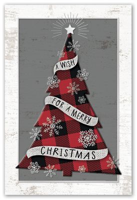 Mad For Plaid Christmas Postcards