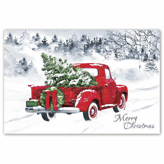 Vintage Vibe Christmas Postcards