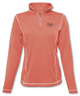 Ladies Page & Tuttle Heather Coverstitch Pullover