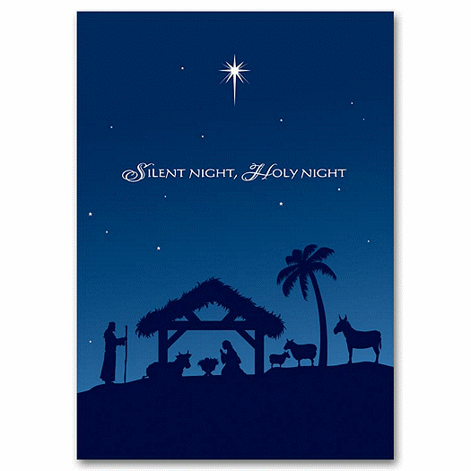 Holy Night Christmas Card - Office and Business Supplies Online - Ipayo.com