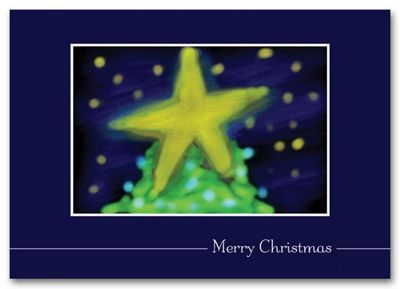 Christmas Star Christmas Card