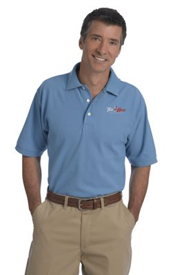 Men's Fine Pima Cotton Pique Polo Shirt - Office and Business Supplies Online - Ipayo.com