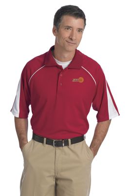 Men's Poly Cool Mesh Polo with Piping - Office and Business Supplies Online - Ipayo.com