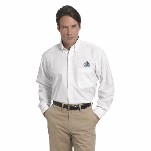 Men's Long Sleeve Performance Oxford - Office and Business Supplies Online - Ipayo.com
