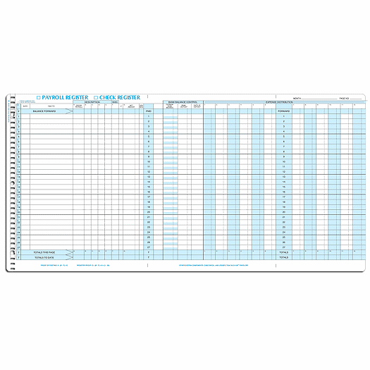 Payroll/Disbursement Replacement Journal - Office and Business Supplies Online - Ipayo.com