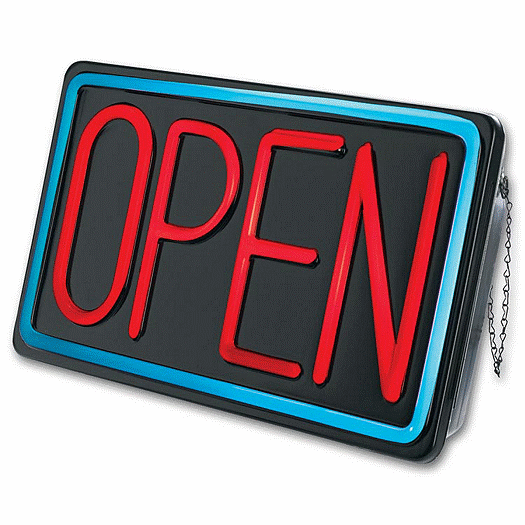 Lighted Open Sign - Office and Business Supplies Online - Ipayo.com