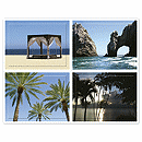 Health Care Reminder Card, Beach Scenes Laser Postcard