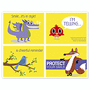 Dental Reminder Card,  Smile It’s In Style  Laser Postcard