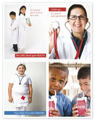 Medical Reminder Card, Care About Your Health Laser Postcard - Office and Business Supplies Online - Ipayo.com