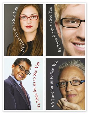 Optometry Reminder Card, It's Time to See You Laser Postcard - Office and Business Supplies Online - Ipayo.com