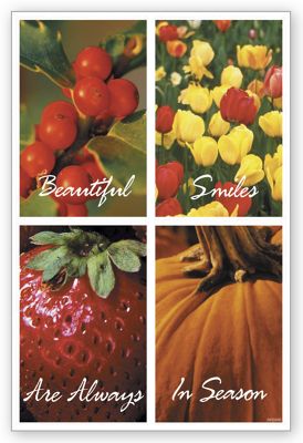 Dental Laser Postcards, Beautiful Smiles Always In Season