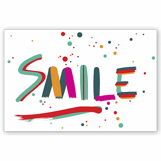 Dental Laser Postcards, Smile