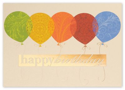 Pretty Patterns Birthday Greeting Cards