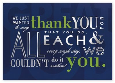 Inspirational Thank You Cards