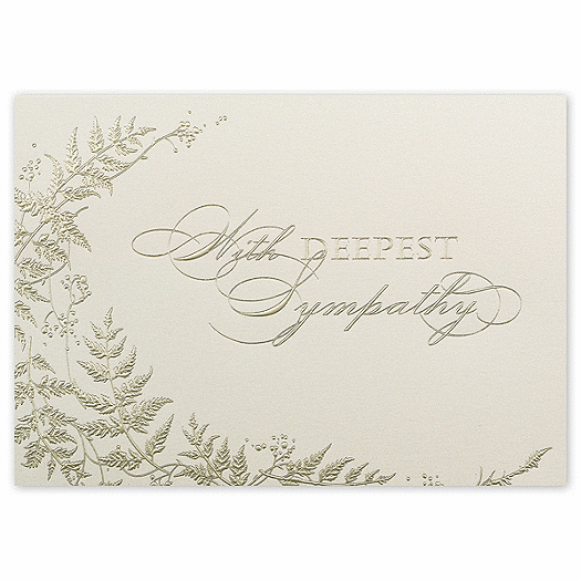 Soft Floral Accents Sympathy Cards