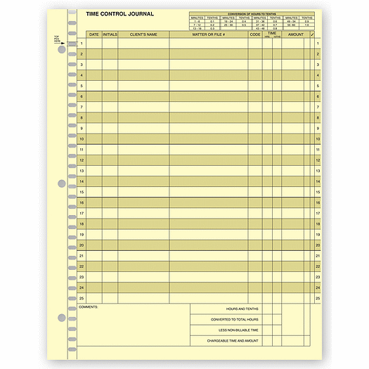 Time Control Journals, Attorney