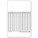 5 1/2 x 8 1/2 Account Billing Cards, Vertical