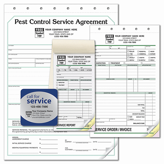 Professional Pest Control Forms - Business Starter Kit - Office and Business Supplies Online - Ipayo.com