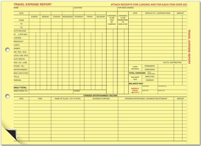 Travel Expense Report - Office and Business Supplies Online - Ipayo.com