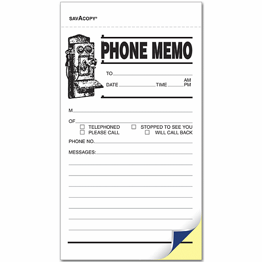 Save A Copy Phone Memo - Office and Business Supplies Online - Ipayo.com