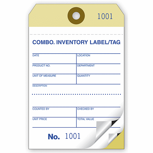 Medium Sized Inventory Tags