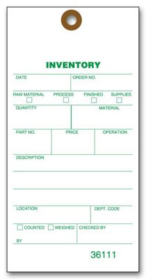 Weatherproof Inventory Tag - Office and Business Supplies Online - Ipayo.com