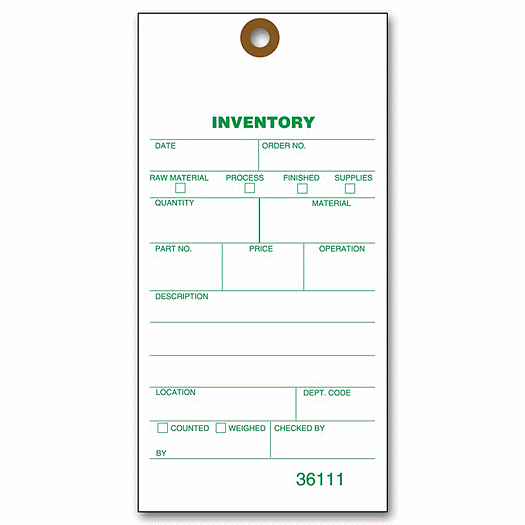 Weatherproof Inventory Tag - Office and Business Supplies Online - Ipayo.com