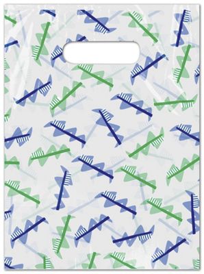 Mod Toothbrush Scatter Bags, 7 1/2  x 10