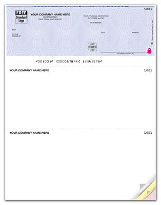 Deluxe High Security Laser Top Check - 22 Security Features - Office and Business Supplies Online - Ipayo.com