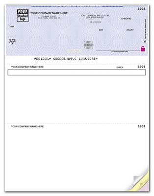 Deluxe High Security Laser Top Check