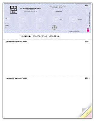 Deluxe High Security Laser Top Check