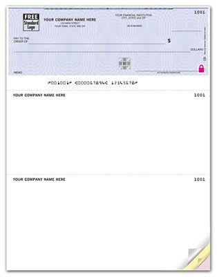 Deluxe High Security Laser Top Check