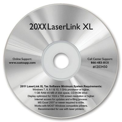 2020 LaserLink XL Tax Software