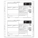 Order only the forms you need for filing! Popular format is ideal for reporting mortgage interest. Meets all government and IRS filing requirements.