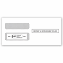 Ensure immediate attention! Double-window envelopes come preprinted with the statement  Important Tax Return Document Enclosed . Compatibility: For 1099s only. Quality: 24# white wove confidential double-window envelope.